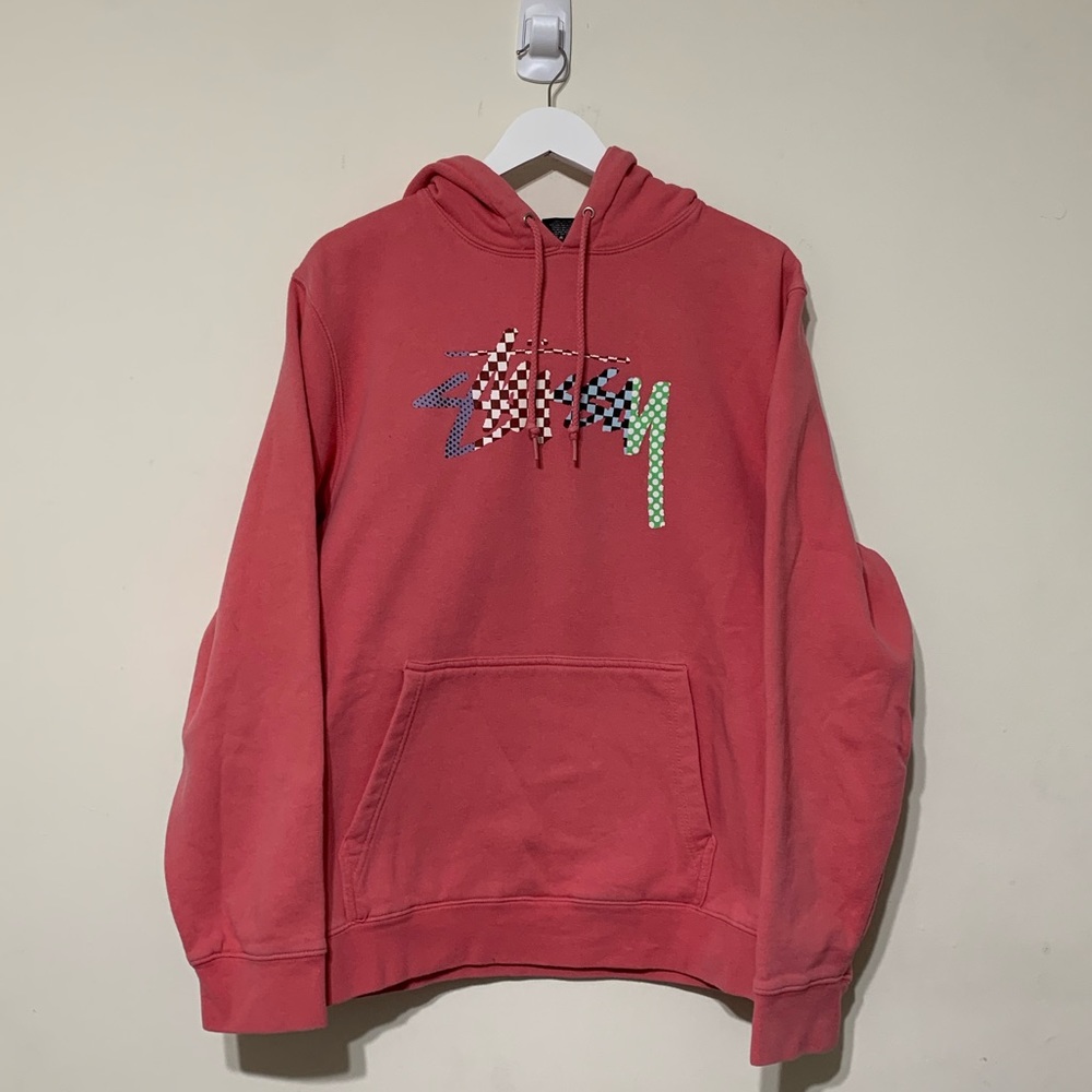 🔥 RARE! Stussy Pink Hoodie Large